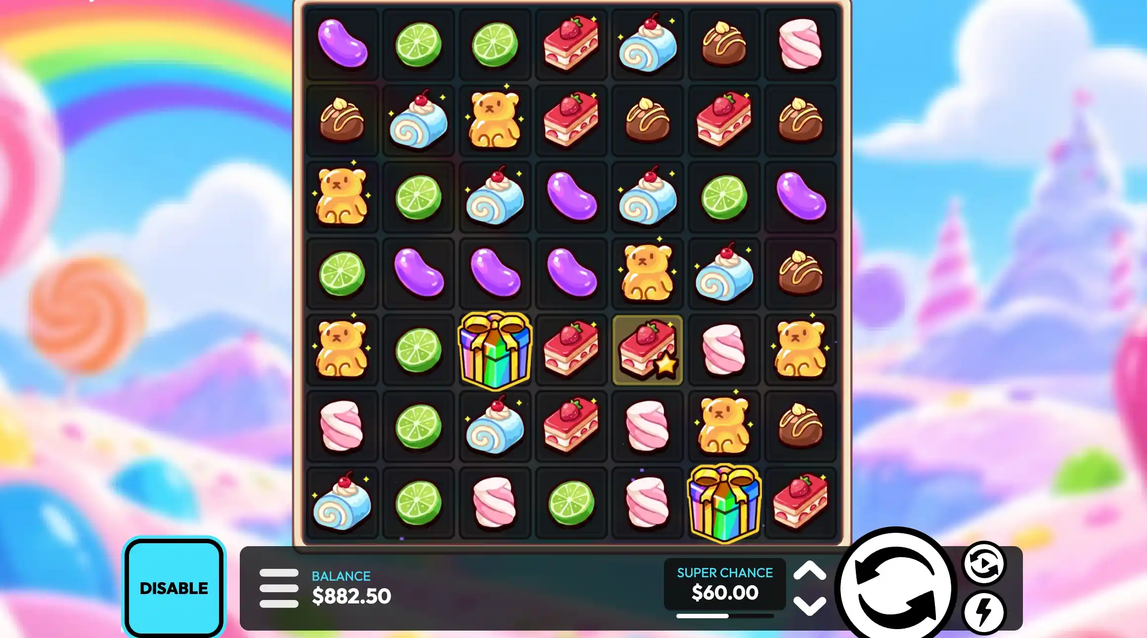 Candy Rush Bonus Features